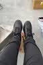 斯凯奇（Skechers）休闲皮鞋男鞋秋季软底耐磨商务鞋日常通勤德比鞋板鞋 实拍图
