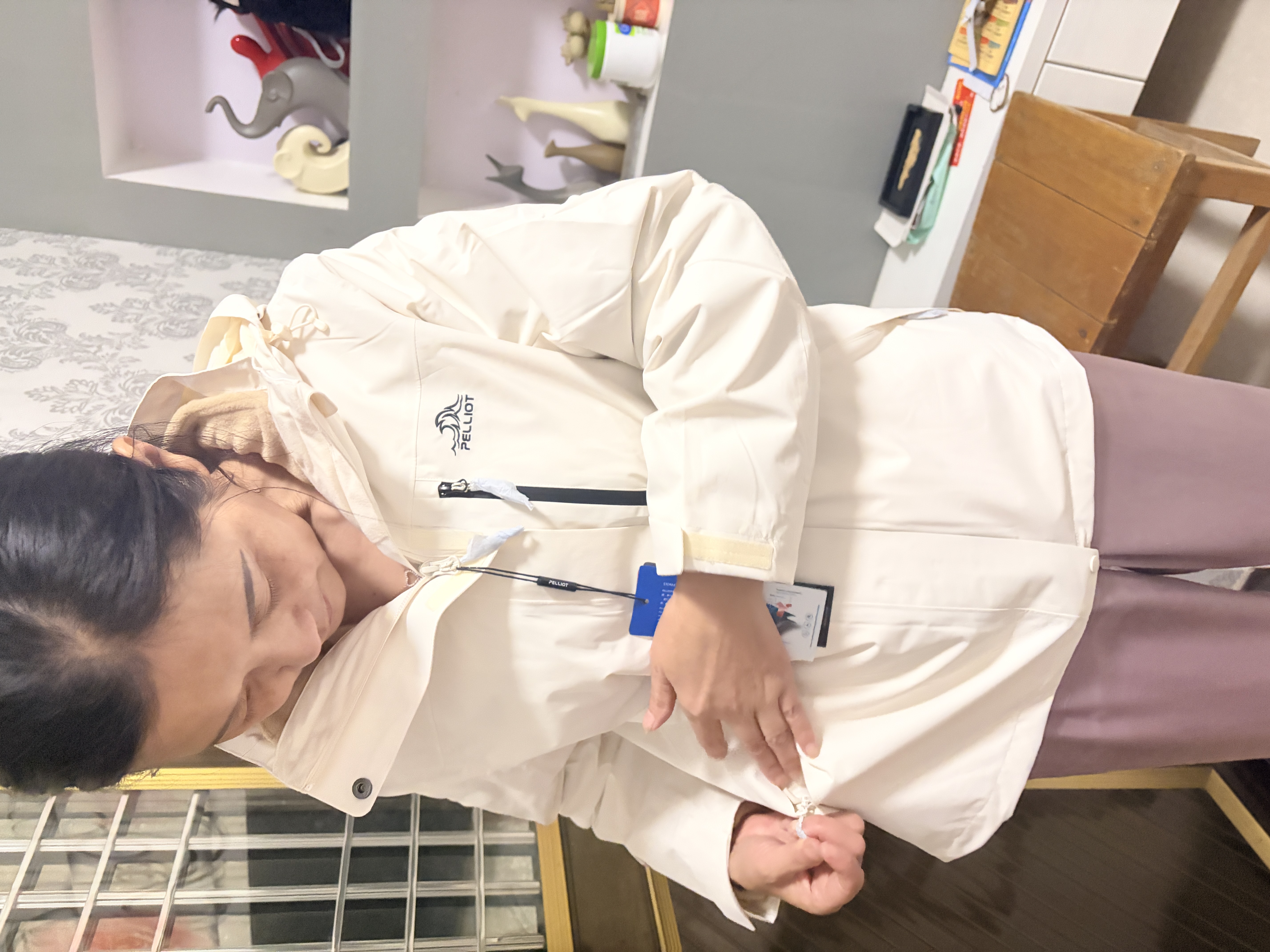 伯希和（Pelliot）赵露思同款山野经典2.0冲锋衣女士三合一防水秋季外套12340106白M 实拍图