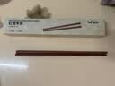 双枪红檀木筷子天然抗菌木筷 家用实木无漆无蜡筷子餐具套装10双 实拍图