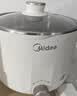 美的（Midea）电煮锅 0涂层不锈钢 宿舍小电锅 多功能家用宿舍泡面小火锅 2.6L蒸煮一体电热锅 XZC2066G 配蒸笼 实拍图