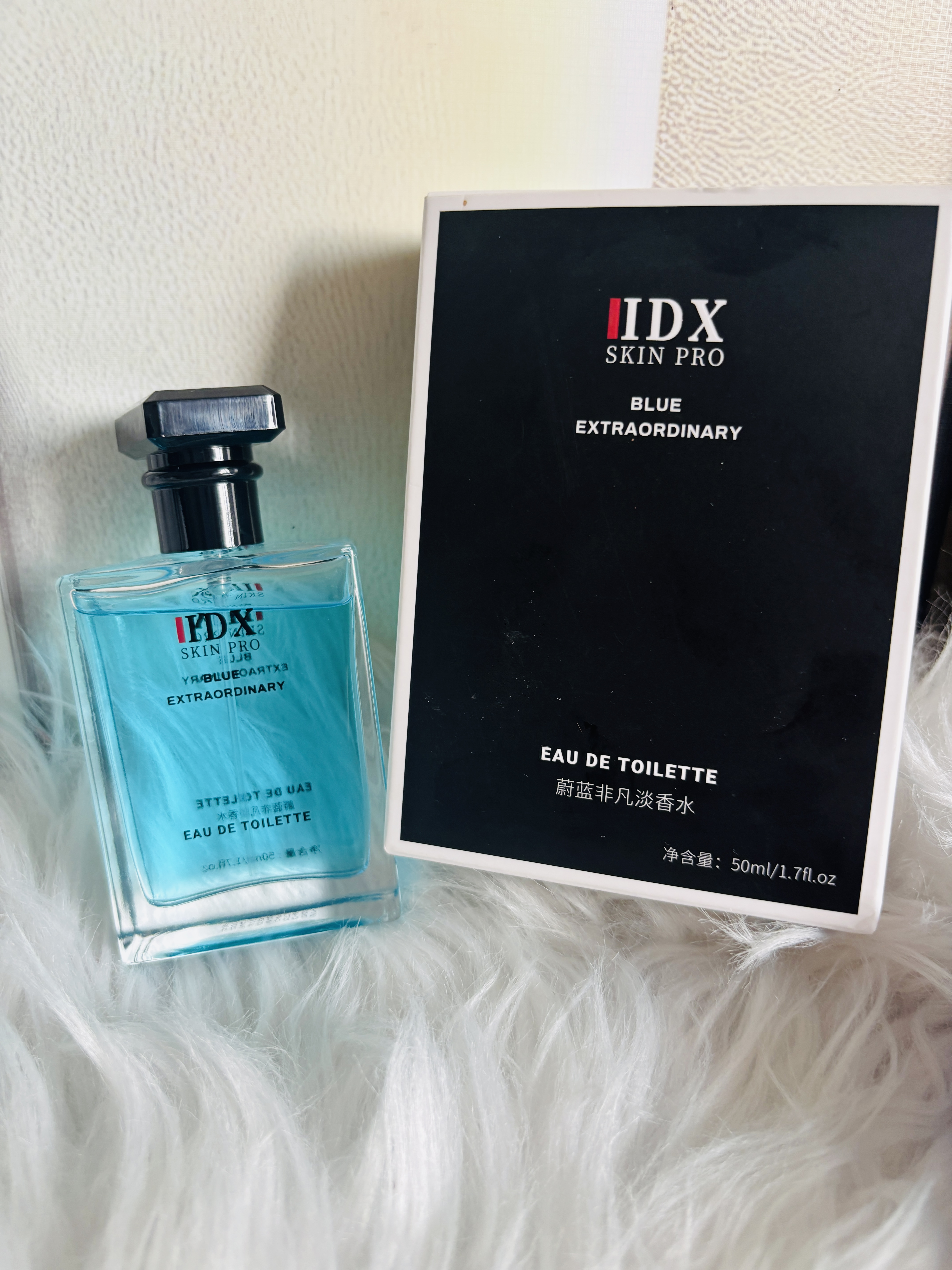 IDX男士香水持久留香72小时木质淡香水蔚蓝古龙斩女香生日礼物送男友 实拍图