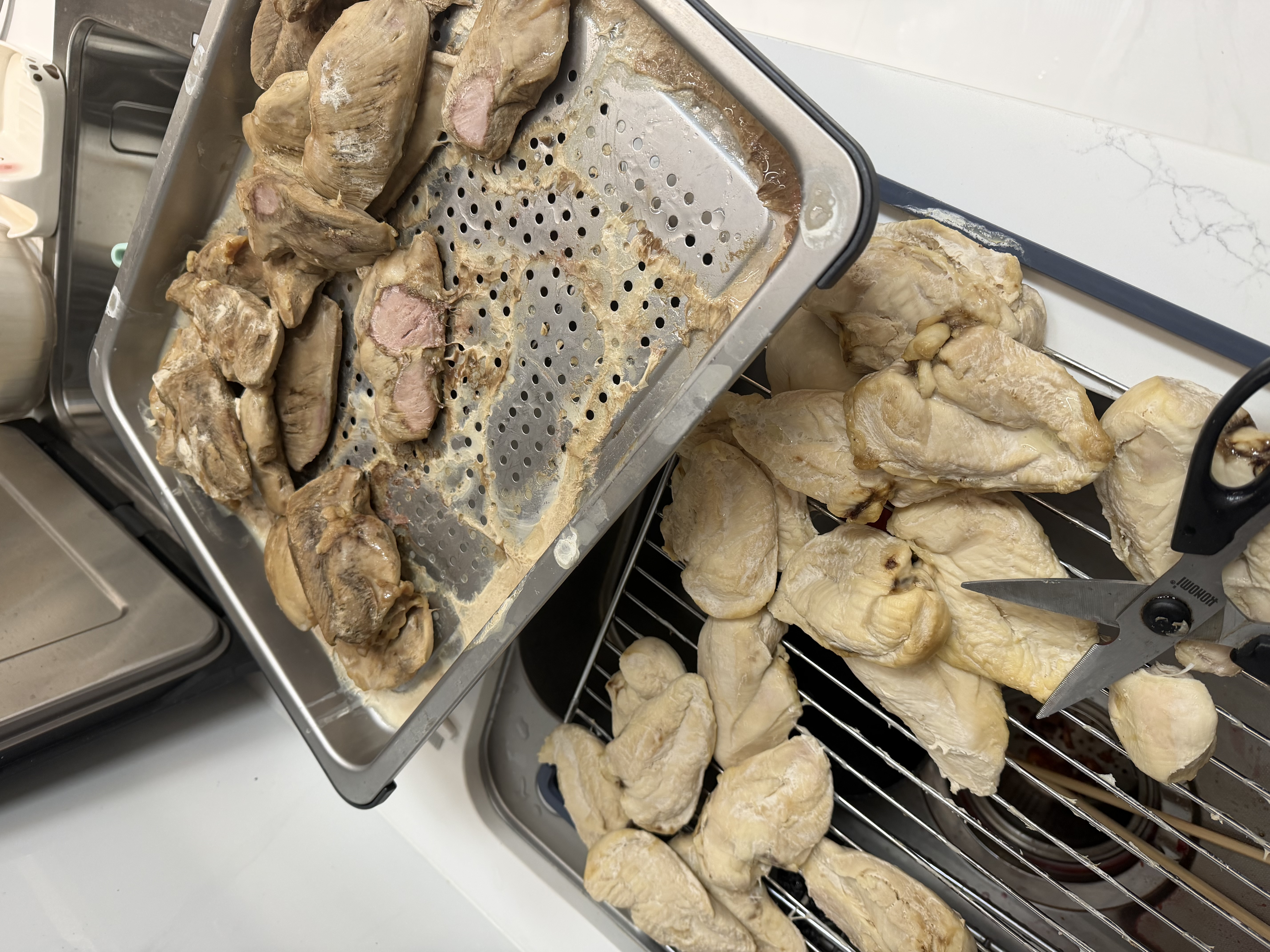【大厂货源】【单冻去皮无冰】鸭胸肉新鲜鸭大胸鸭脯肉商用鸭胸肉 净重10斤 鸭胸肉 实拍图