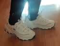斯凯奇（Skechers）小白熊老爹鞋女士冬季厚底增高熊猫鞋减震通勤休闲运动鞋 实拍图