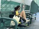 尤尼克斯（YONEX）网球拍初学训练ELITE松石绿已穿线附手胶网球训练器 实拍图