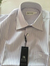 杉杉短袖衬衫男 夏季薄款中年爸爸装商务格子条纹休闲易打理白衬衣 白色暗纹 38 实拍图