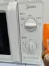 美的（Midea）快捷微波炉 家用小型 360°转盘加热 旋钮操控 易洁内胆2026新款升级（M1-L213B二代） 实拍图