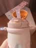 babycare儿童保温杯婴儿小松鼠宝宝1-3岁不锈钢吸管水杯壶学生上学450ml 实拍图
