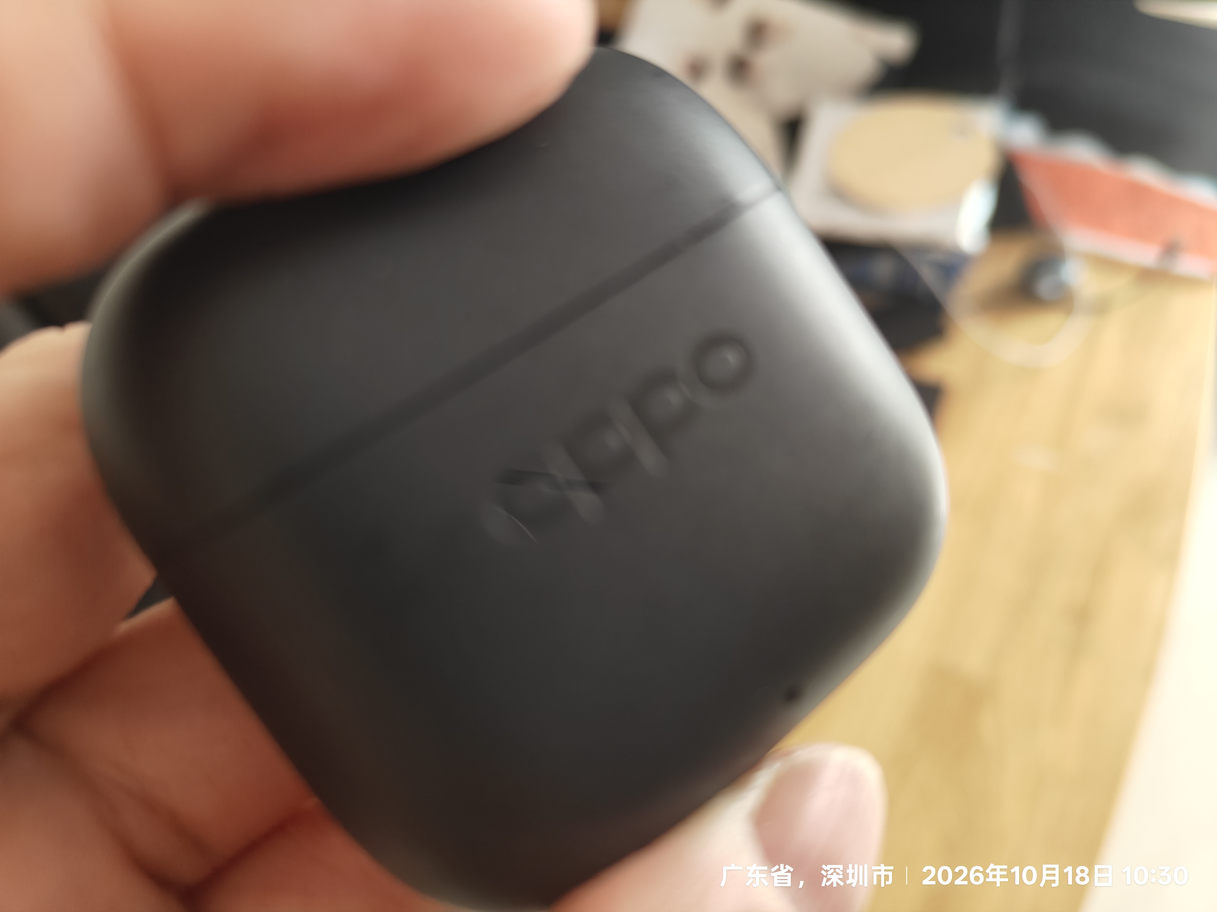 OPPO Enco Air4 新声版 真无线耳机半入耳式蓝牙耳机无线耳机通用苹果华为小米手机云雾黑 实拍图