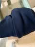 优衣库罗纹半开领针织polo衫/长袖男装女装T恤487157 69 藏青色 L 实拍图