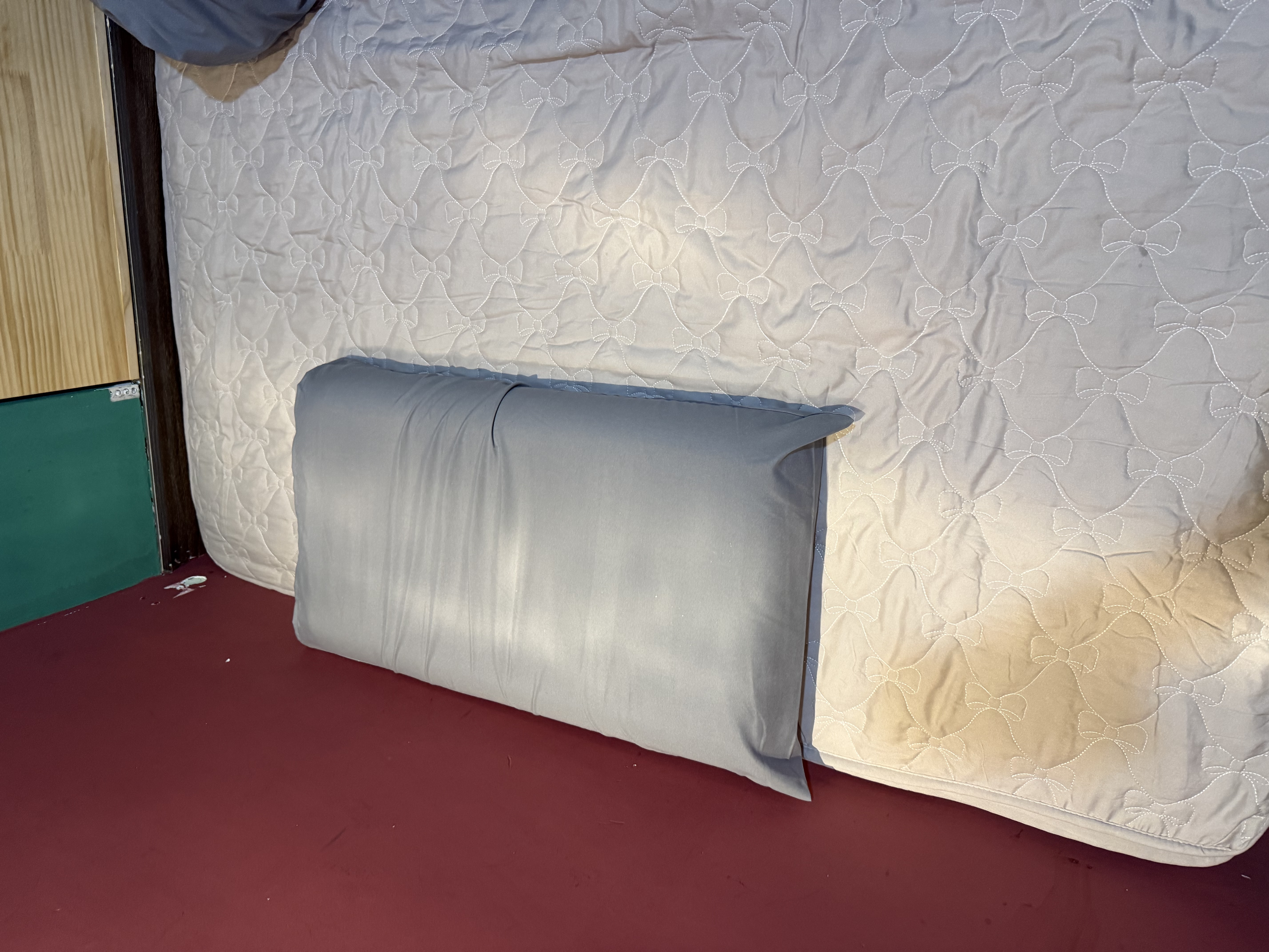 京东京造悦柔枕套 A类一等品120g加厚耐用枕头套 48x74cm 一对装 岩石灰 实拍图