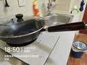 京严传家老炒锅铁锅无涂层炒菜不粘锅家用精铁锅具燃气电磁炉用已开锅 【灶具通用】适合2-3人  赠盖铲  直径 30cm 百年工艺｜传统铁锅｜健康不沾 实拍图