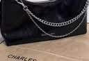 CHARLES&KEITH柔软拉链式褶皱单肩包腋下包包女包生日礼物送女友CK2-40782472 实拍图