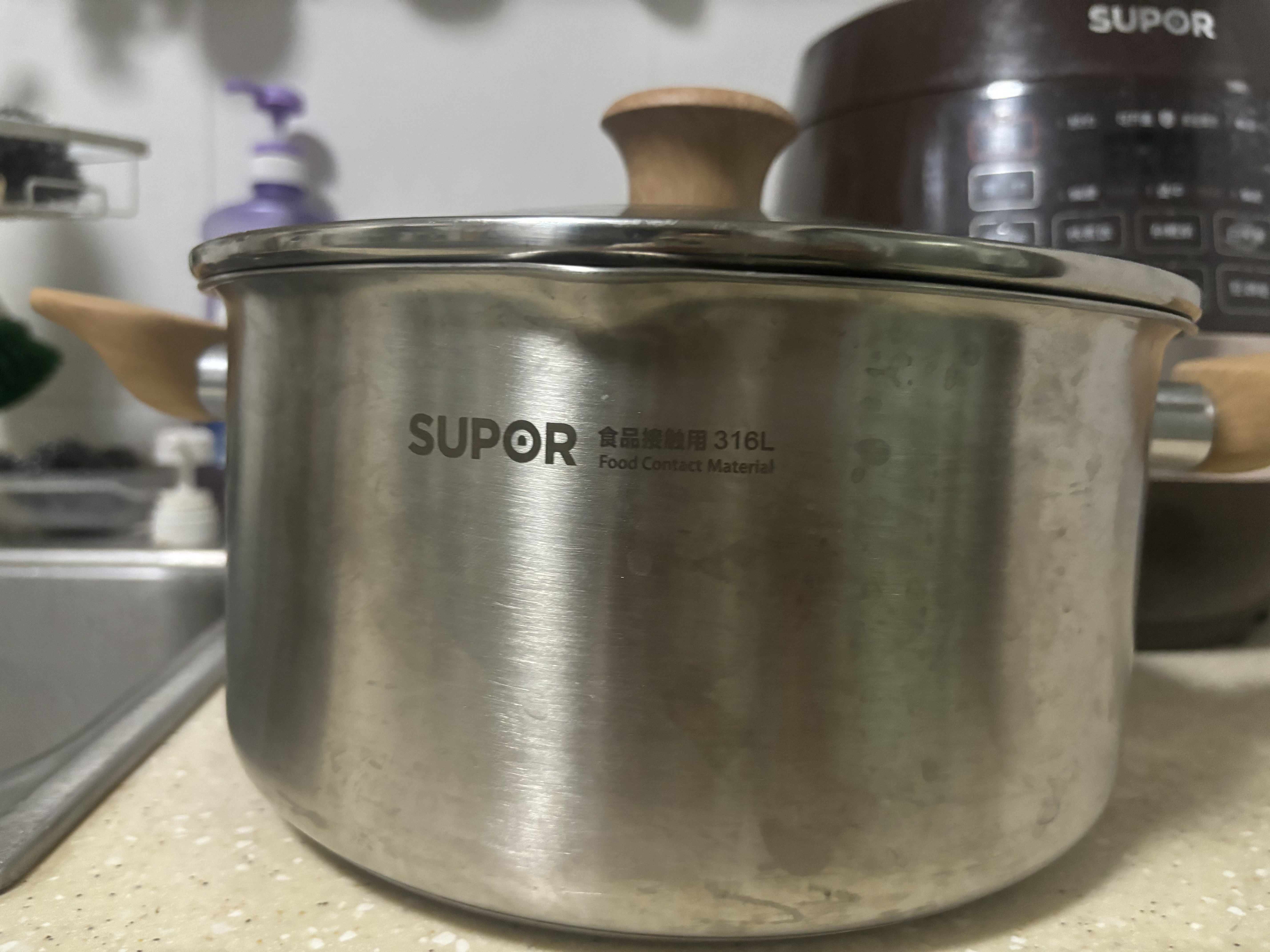 苏泊尔（SUPOR）汤锅轻享316L不锈钢煮面煮粥炖锅燃气灶电磁炉通用24cm ET24YHS01 晒单实拍图