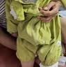 G.duck童装婴儿衣服春秋季2026新款新生儿连体衣兔子刺绣冲锋衣外出服宝 LZ25107绿色(偏小，建议选大一码) 90cm 尺码1~2岁【 80-90cm】 实拍图