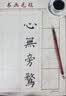 荣宝斋 米字格书画纸 半生熟宣书法专用练习作品 文房四宝初学毛笔字 半生熟-9cm*12格/100张 实拍图