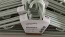 茶花大衣架防滑晾衣架子防风衣服架无痕衣撑子46cm浅灰5只家庭适用承重10kg 实拍图
