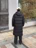 准者（RIGORER）长款羽绒服男2026秋冬新款连帽保暖防风加厚运动户外休闲情侣外套 纯正黑 L (175) 实拍图