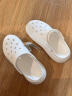 crocs檀健次推荐款经典泡芙洞洞鞋|207521 白色-100 37/38(230mm) 实拍图