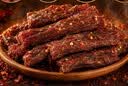 农香森风干牛肉干500g香辣味 约九成超风干牛肉干肉脯 健身耐嚼休闲零食 实拍图