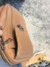 手机腰包男士竖款工地大容量手机包真皮穿皮带牛皮多功能零钱卡包 竖款 棕色 实拍图