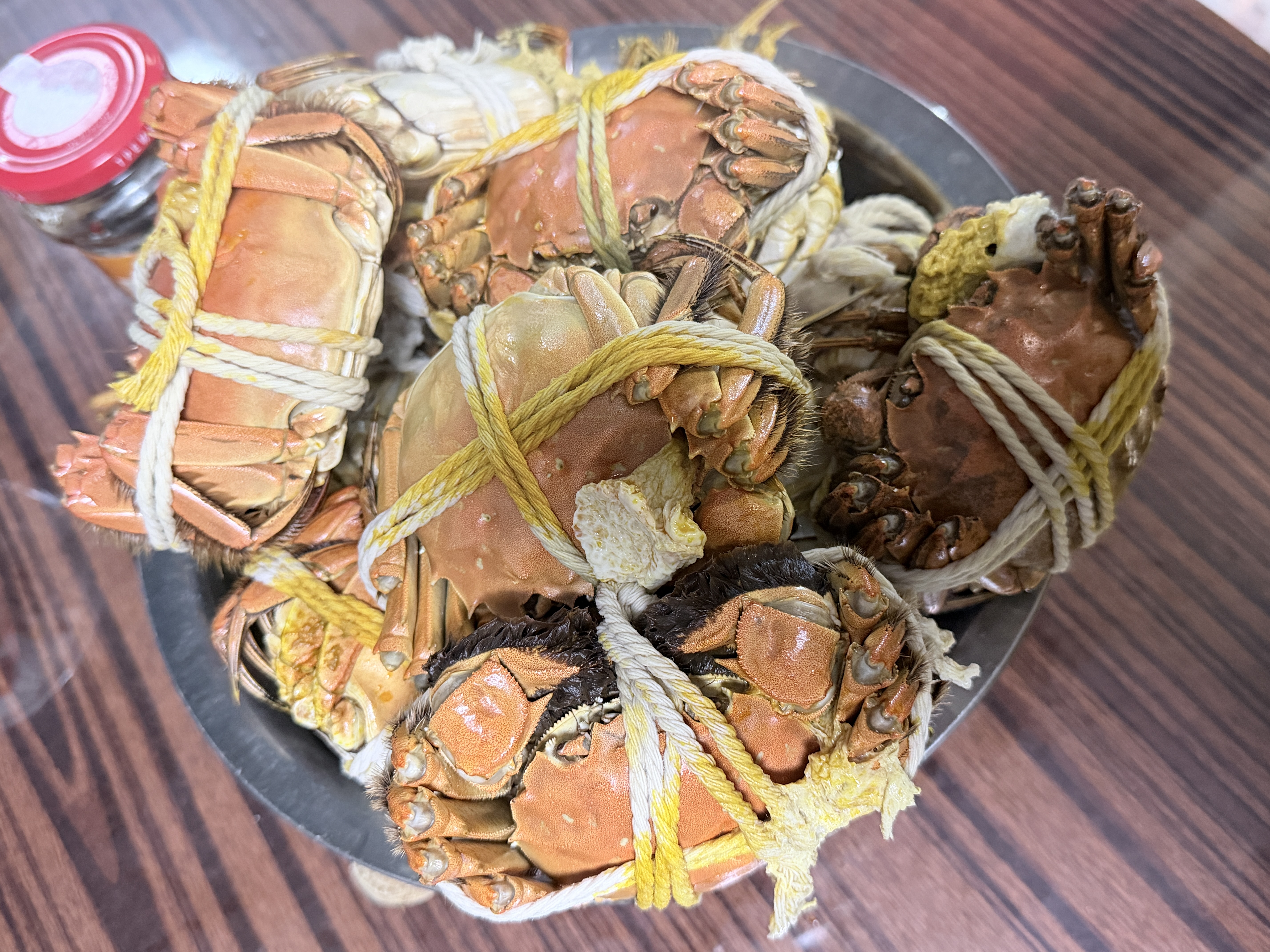 【活蟹】今锦上弘悦大闸蟹鲜活螃蟹礼盒公3.3-3.6两母2.3-2.6两4对8只礼盒礼品去绳足重 实拍图