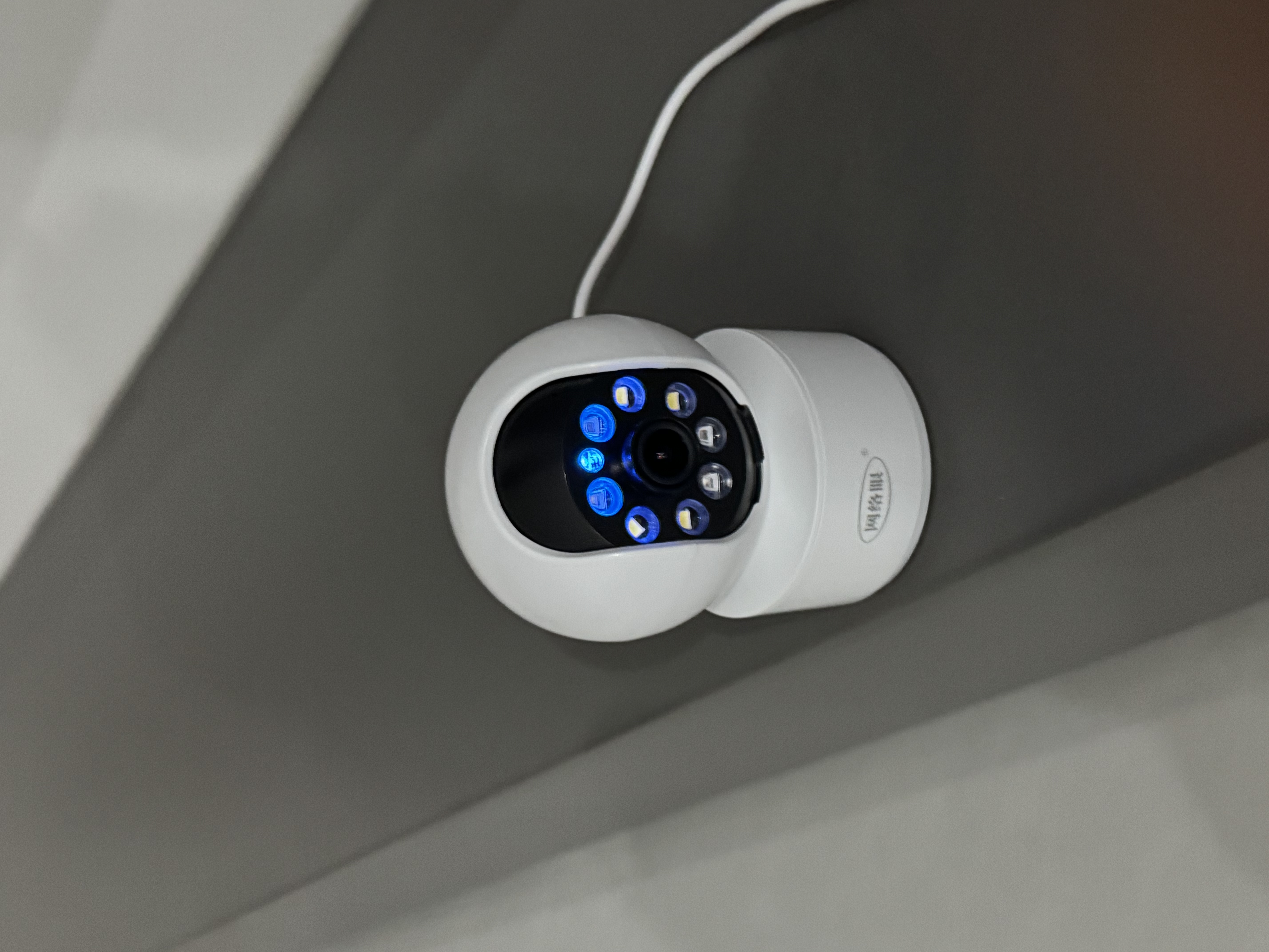 家用监控器360度无死角【小米摄像头同款】带夜视手机远程高清 【升级版】终身免费云存储+断电可监控 实拍图