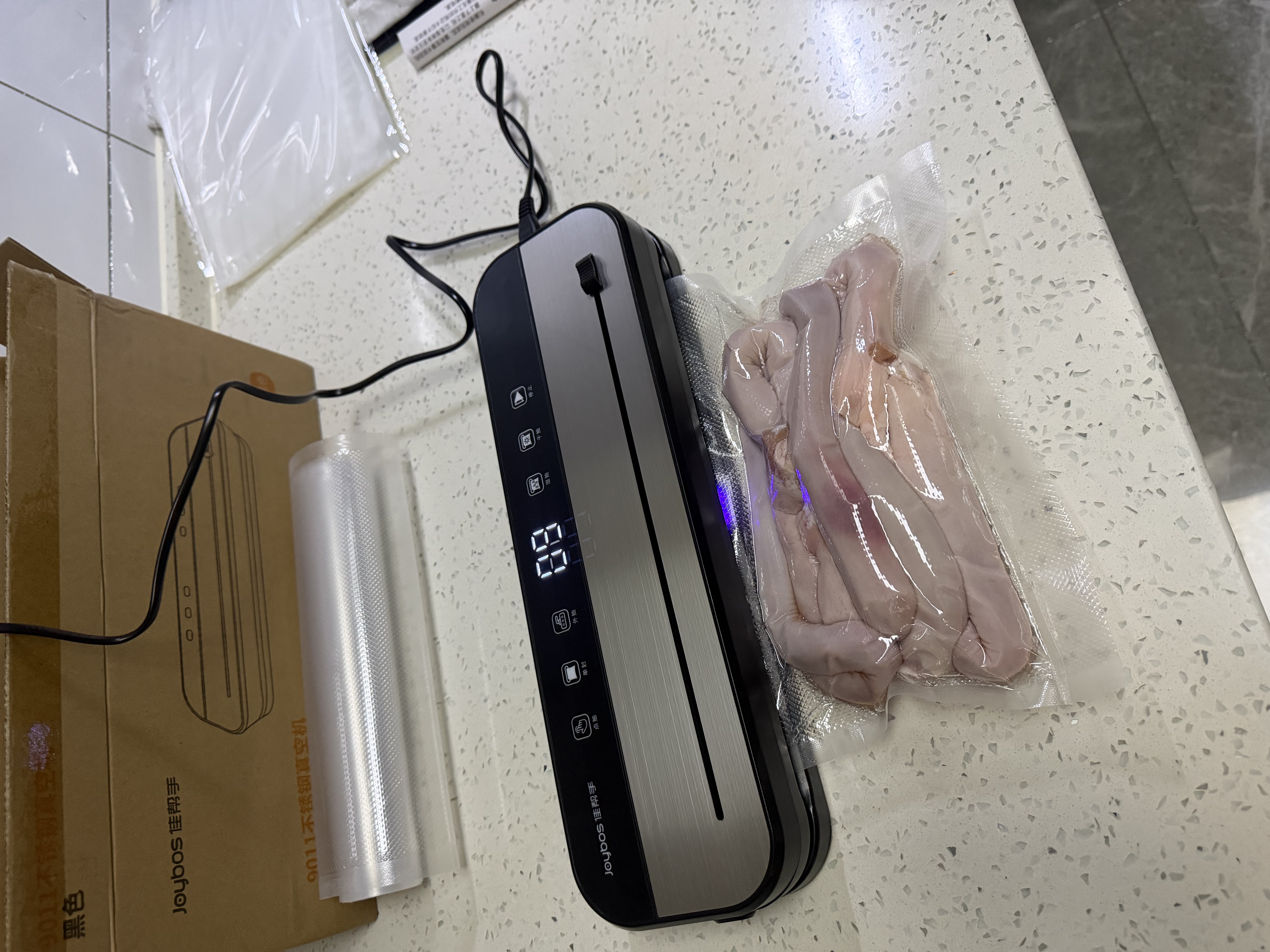 佳帮手真空封口机全自动食品抽真空包装机大吸力食品腊肠肉保鲜食品塑封机 实拍图