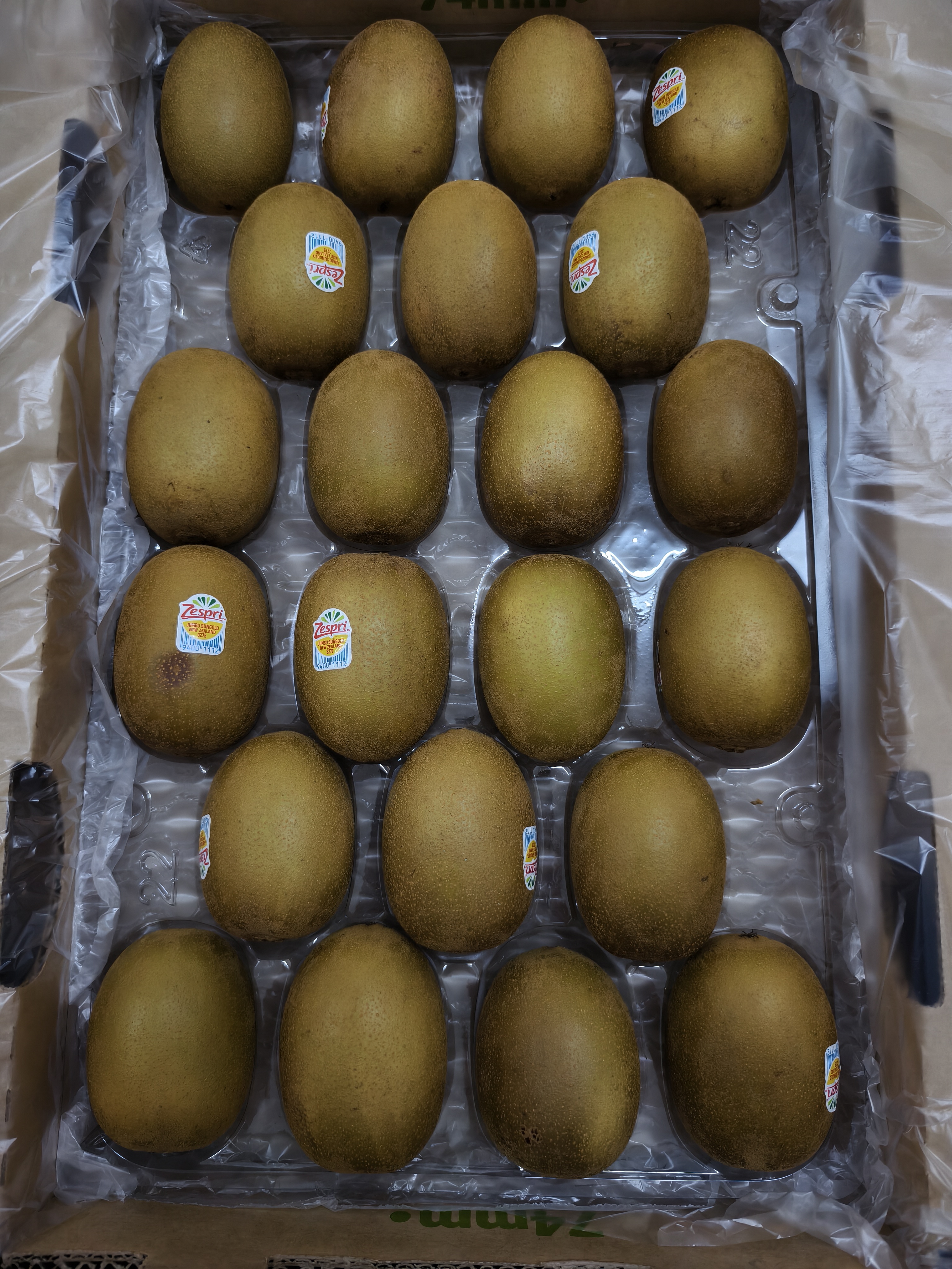 佳沛（zespri）新西兰金奇异果22粒巨大原箱146-175g猕猴桃水果礼盒 实拍图