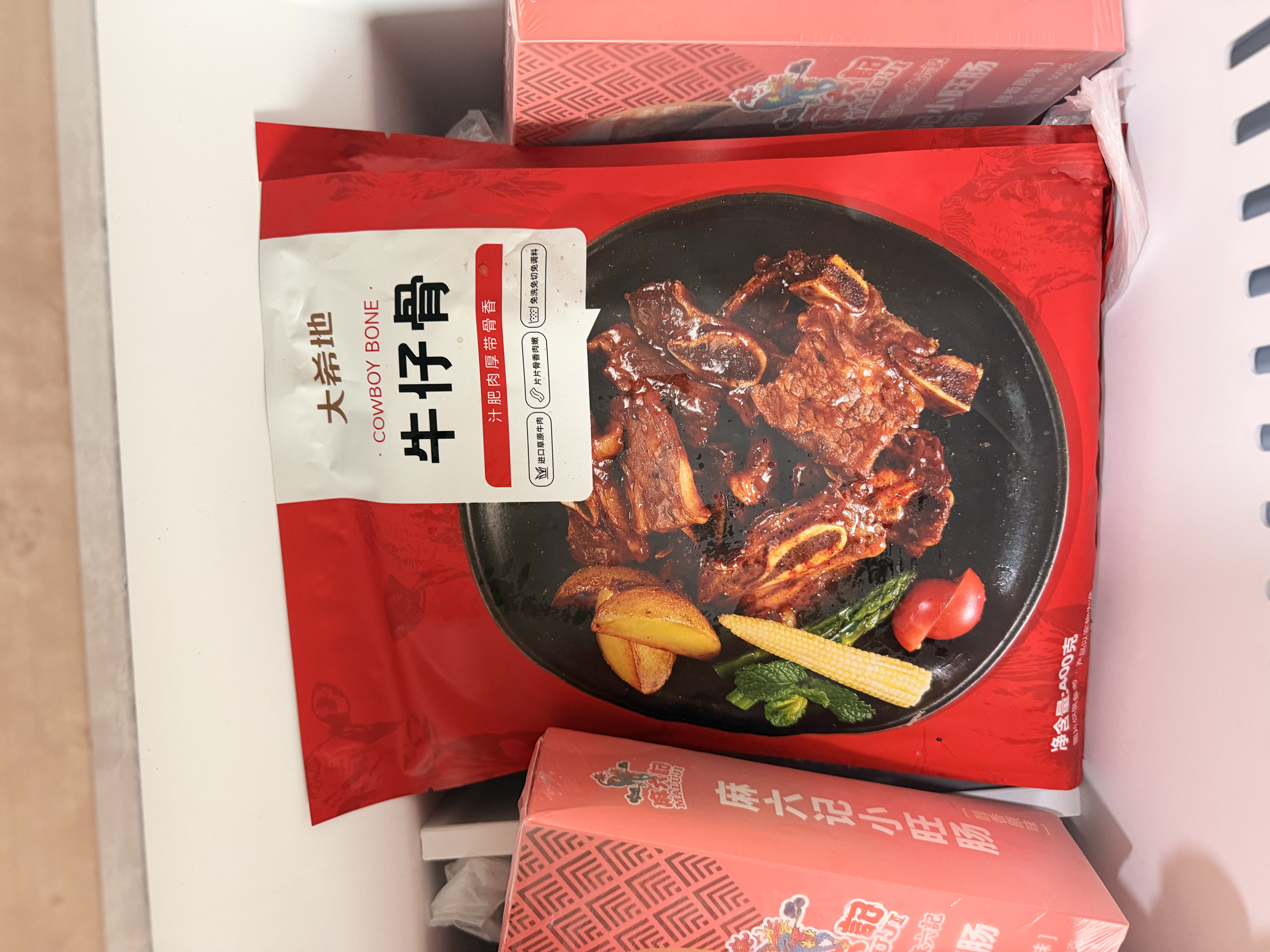 大希地腌制 调味牛仔骨 带骨小牛排  牛肉牛肋骨烧烤食材冷冻400g下饭菜 实拍图