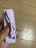 品胜【3C认证上飞机】小泡芙充电宝自带双线45W快充20000毫安移动电源适用苹果18promax Duo紫 实拍图