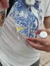 真维斯（Jeanswest）男士短袖上衣夏季冰感透气速干t恤青少年潮流运动休闲透气五分袖C 实拍图