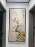 洁雕新中式玄关装饰画入户正对门挂画2026最新款高级感走廊过道墙壁画 喜上眉梢-B 70*140（晶瓷平面+铝合金边框） 实拍图