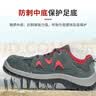 霍尼韦尔劳保鞋 钢头 反毛皮+网布 双密度聚氨酯 防静电防砸防刺穿 安全鞋 SP2010512 42码1双装 实拍图