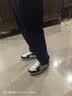 乔丹男板鞋秋季低帮休闲运动鞋皮面黑白拼接轻便百搭耐磨板鞋薄底鞋男 实拍图