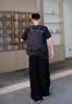 CavlslKcat双肩包男士背包休闲商务笔记本电脑包大容量旅行包高中大学生书包 黑色大号15.6寸 30*19*47cm 实拍图