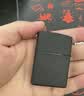 ZIPPO打火机之宝防风煤油黑裂漆-经典商标 生日礼物送男友 含油礼盒 实拍图