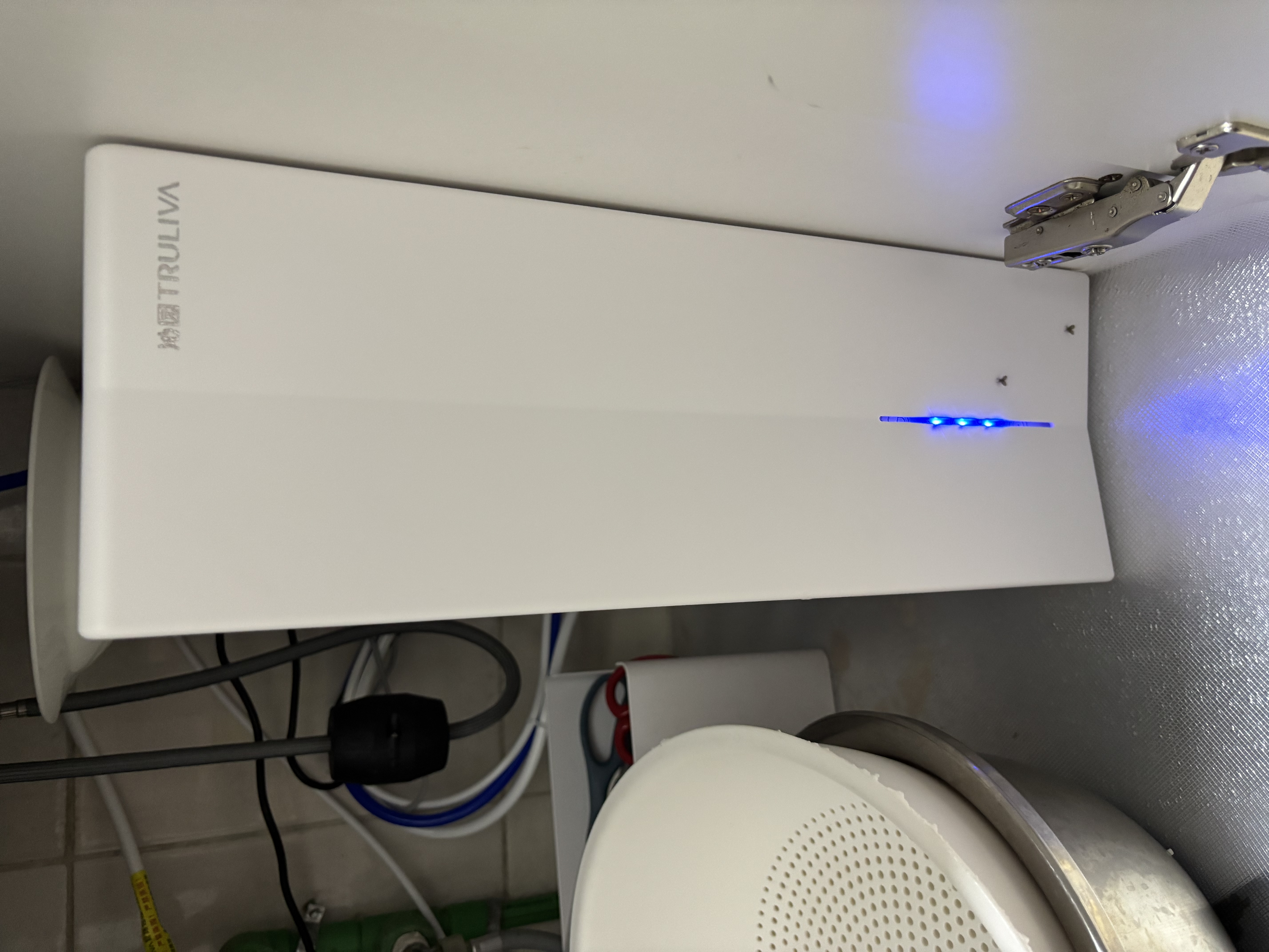 沁园家用净水器双子芯1200Gpro 厨房台下8年RO反渗透过滤器1400G初始流速体验直饮净饮一体机UR-S61296 实拍图