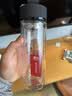 富光双层玻璃杯水杯子茶水分离泡茶杯男女士高颜值团购定制400ML 实拍图