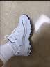 斯凯奇（Skechers）女鞋小白熊女士休闲鞋子厚底增高百搭运动软底老爹鞋女99999863 白色/海军蓝色/WNV 38 实拍图