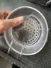 不锈钢水槽过滤篮厨房挂式沥水洗菜多功能蔬果收纳筷勺大号分离器 【1个装】不锈钢沥水篮 实拍图