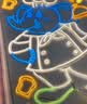 时光学儿童发光透明临摹画板益智玩具可反复涂鸦绘画男孩女孩生日礼物 实拍图