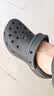 卡骆驰（crocs）经典云朵Clog女沙滩洞洞鞋凉拖鞋206750 黑色  37  实拍图