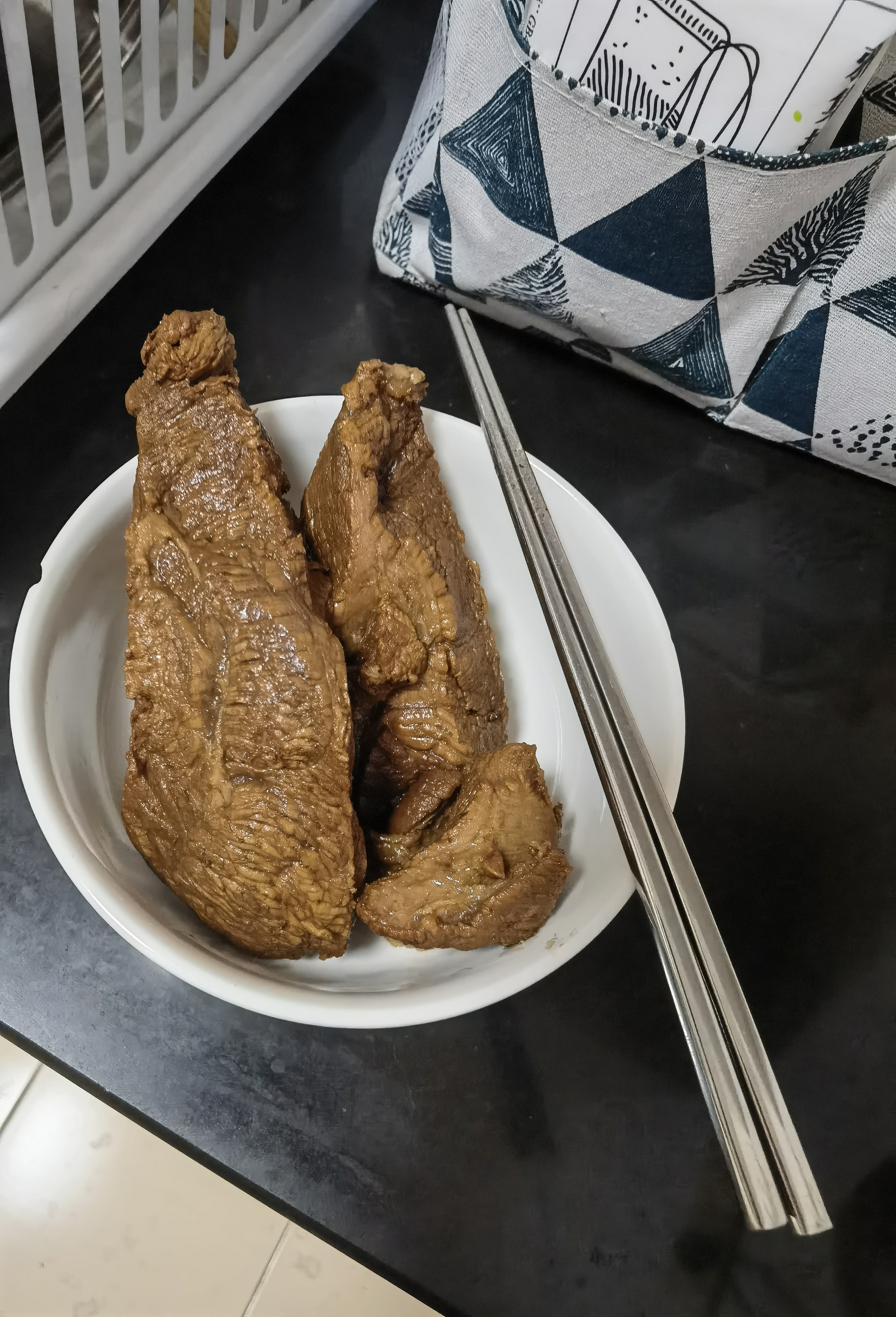 肃鲜 甘肃散养牦牛原切牛腿肉 纯草膘 甘南牦黑牛净重4斤 源头直发 实拍图