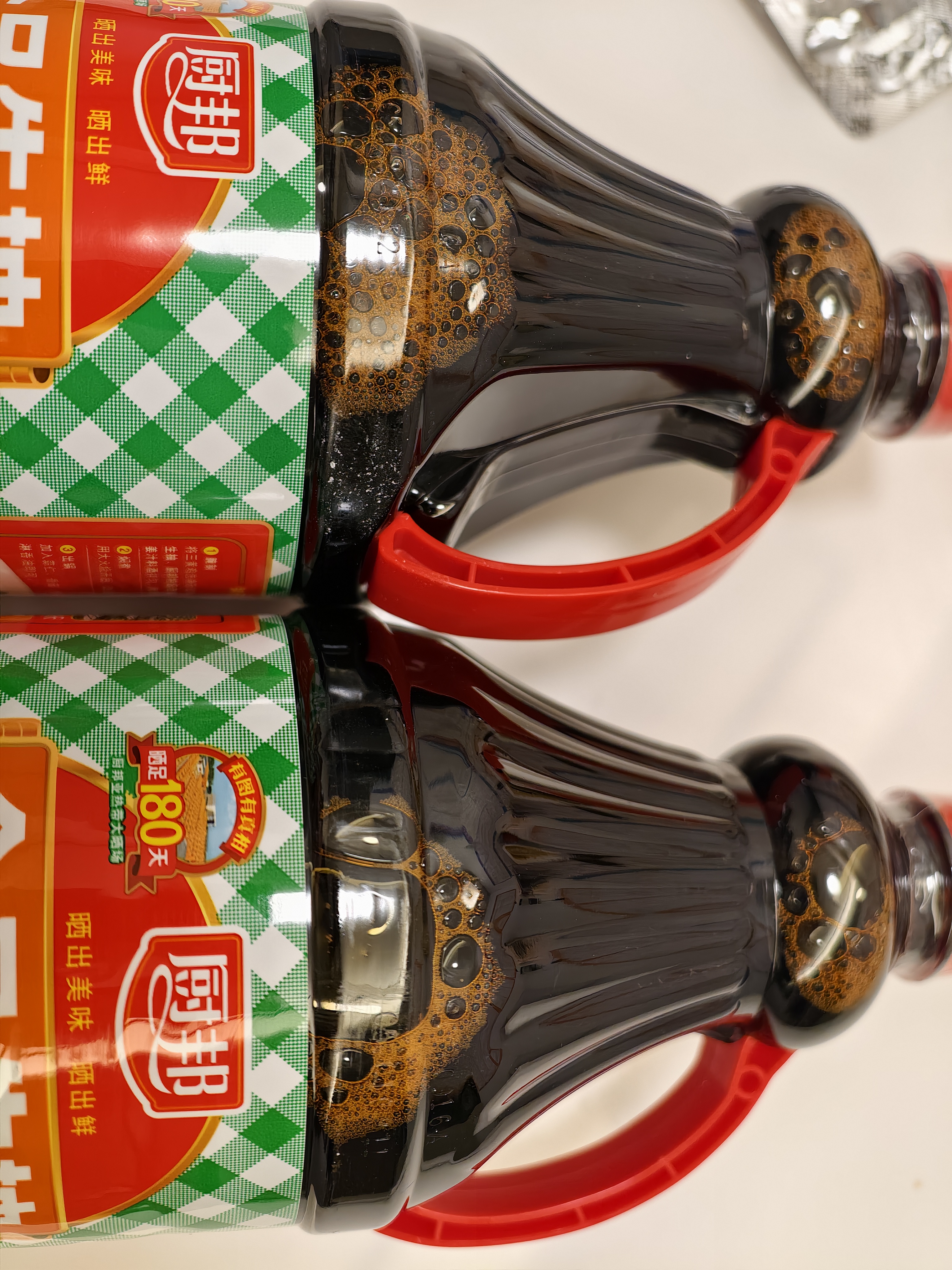厨邦酱油 金品生抽 特级酿造 凉拌炒菜提鲜调味 1.48kg*2 实拍图
