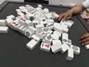 如喜【防侧翻20万次不卡牌】麻将机全自动餐桌低音家两用一体折叠电动 6【低音5.0一键静洗】防侧翻-仿玉-灰绒-星空灰 请联系客服选择麻将牌大小 实拍图