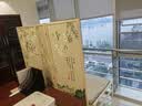 祥朗实木屏风隔断玄关现代简约可移动折叠家用遮挡帘客厅新中式推拉 玉兰花 1.8米高X0.5米宽一扇 实拍图