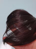 恒发 假发片女头顶补发片短发头顶稀少遮白发迷你真发补发一片式轻薄 大发量9*9(仿真头皮)深棕色 15cm 实拍图