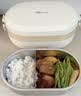 小熊（Bear）有钛电热饭盒 加热饭盒免注水 上班族办公室可插电加热饭盒 不锈钢电饭盒1L DFH-N10F6 实拍图