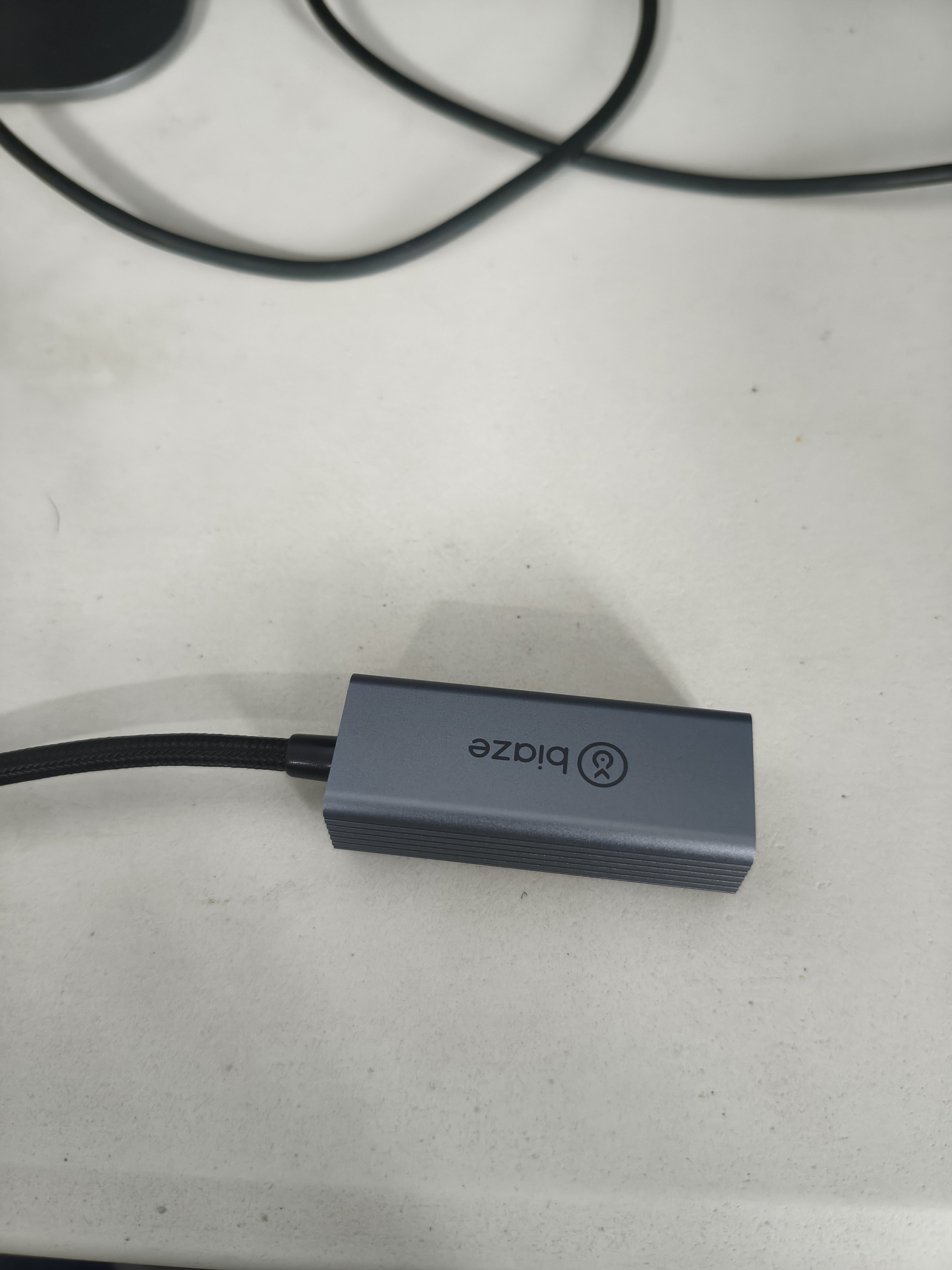 毕亚兹Type-C千兆网口USB-C转接RJ45有线网卡网线转接头 适用苹果Mac华为笔记本电脑ipad拓展转换器 实拍图