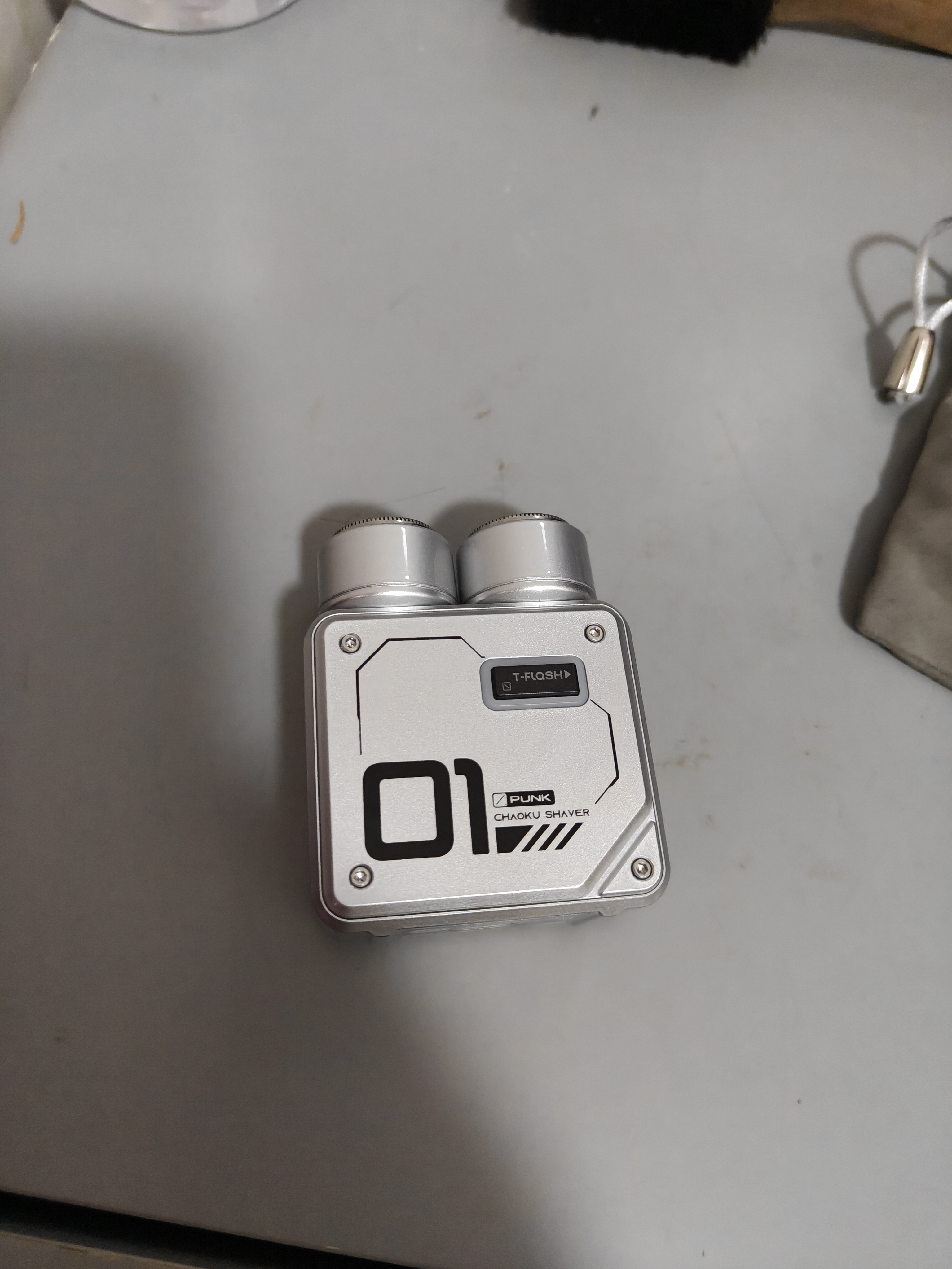 同诗S9高速剃须刀礼盒双头合金机身便携式净剃车载户外电动刮胡男士生日纪念日礼物送老公男朋友实用 实拍图